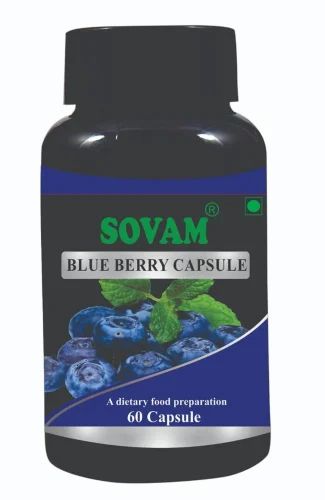 A Grade Sovam Blue Berry Capsules 60pc, Packaging Type: Pack, Packaging Size: 60 Capsule