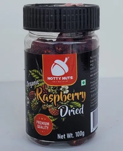 Organic Dried Raspberry, Packaging Size: 100g, Packaging Type: Jar