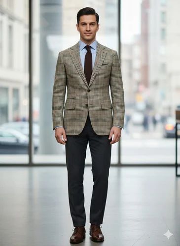 Men Formal Blazer, 40, Polyester Viscose