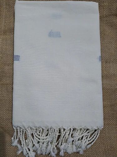 Handwoven Cotton Stoles with Stripes & Fringes Soft Lightweight Eco-Friendly Wraps for Women