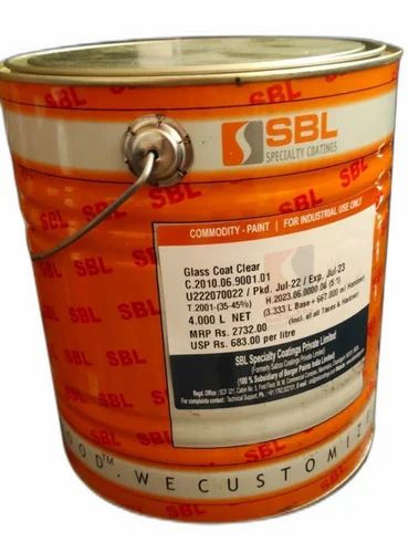 4 L SBL Clear Glass Coat