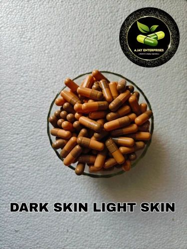 Dark skin light skin Empty Capsules