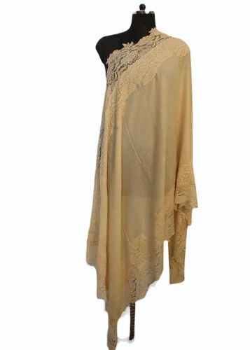 Silk Wool French Lace Stole
