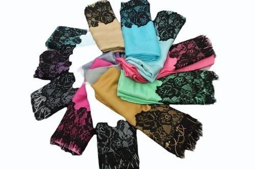 Silk French Palla Lace Stole