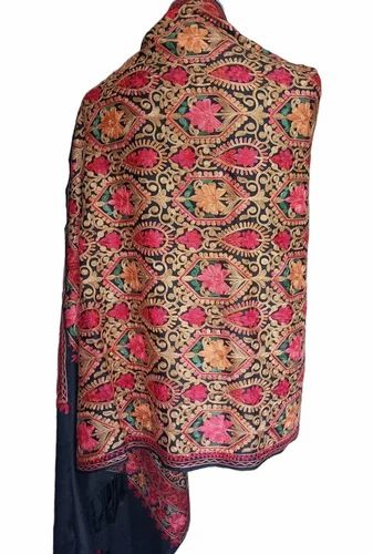 Wool Hand Ary Embroided Stole