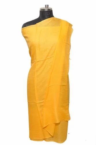 Yellow Saboori Fine Wool Stoles, Packaging Type: Packet