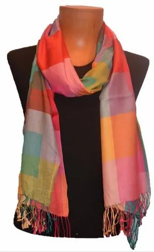 Multicolor Art Silk Stole