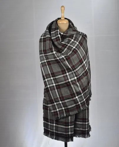 Mongolian Check Stole