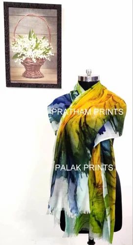 Wool Digital Printed Stoles