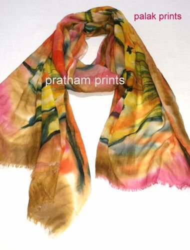 Wool Screen Printed Stoles