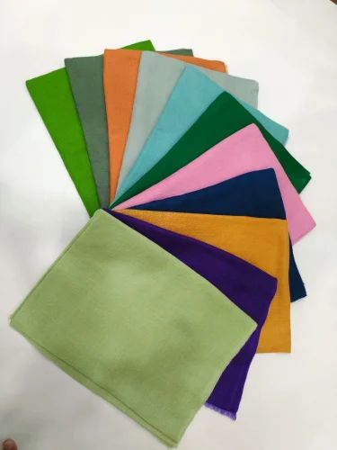 Pink Plain pashmina dyed stole