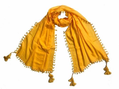 Plain Tassel Rayon Stoles