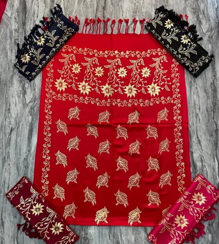 Printed Viscose Satin Stoles
