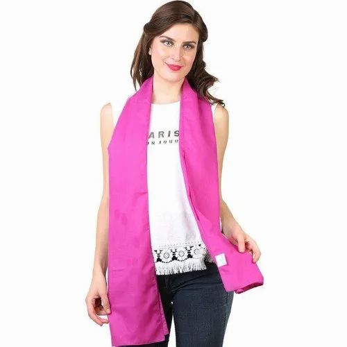 Pink Cotton Stoles Fancy Scarf Womens Fashion Scarf Plain Pareos Ladies Sarongs