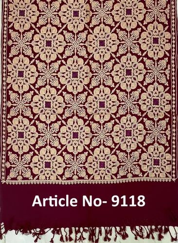 Wool Kashmiri Embroidered Stoles