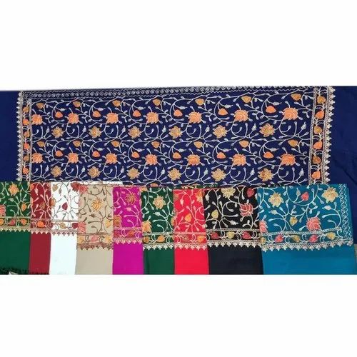 Cashmilon Kashmiri Embroidery Aari Work Stoles