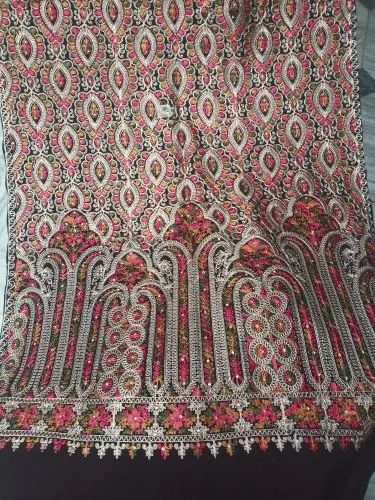 Woolen Aari Embroidery Stoles