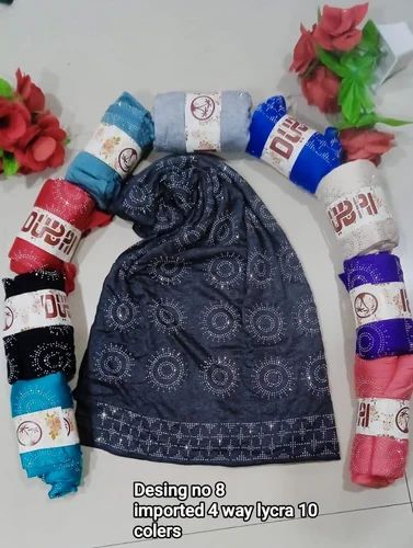 Fashion Scarf Flower Malai Fabric Rumali, Cotton
