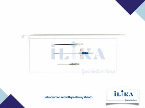 Introduction set with peelaway sheath