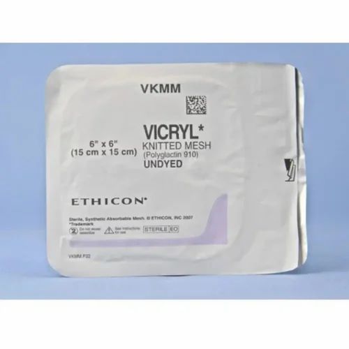 Polyglactin 910 Vicryl Undyed Knitted Mesh