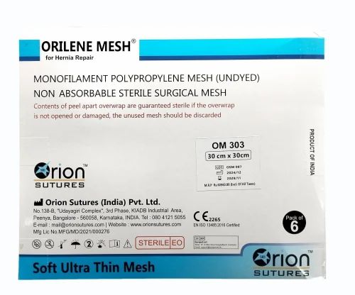 HERNIA MESH_POLYPROPYLENE ORILENE MESH