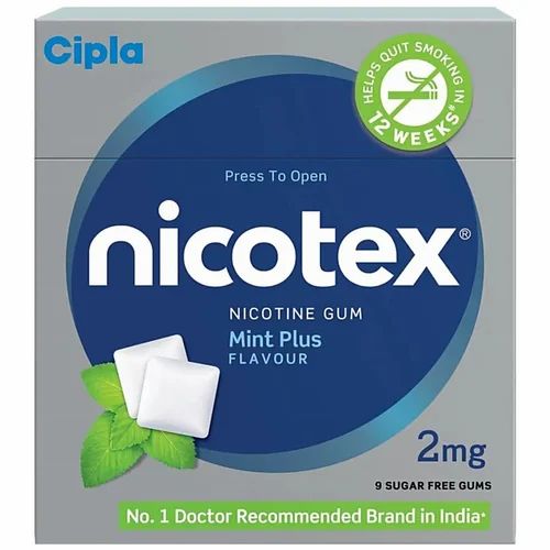 Nicotex Nicotine Chewing Gum, Nicotine Replacement Therapy (NRT) Medicine to Help Quit Smoking