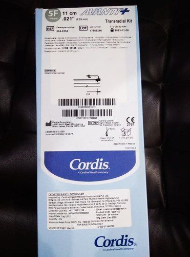 Cordis Avanti Transradial Introducer Sheath, 5 Fr