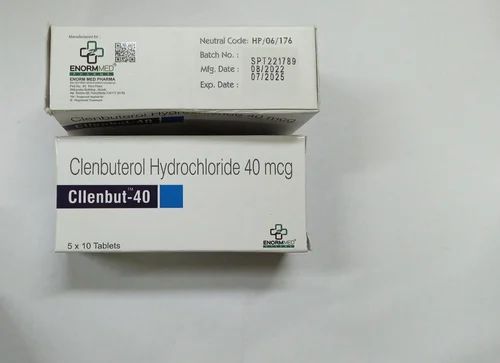 Clenbuterol 40 mcg Hydrochloride Tablet