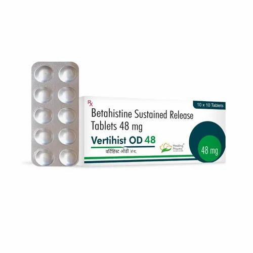 Vertihist OD 48 Betahistine Sustained Release Tablet