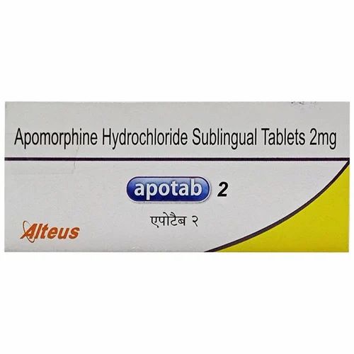 2 mg Apotab Apomorphine Apomorphine Hydrochloride Sublingual Tablets