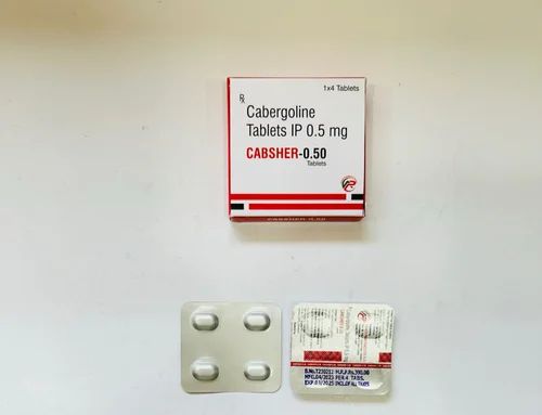 0.5 Mg Cabsher Cabergoline Tablets