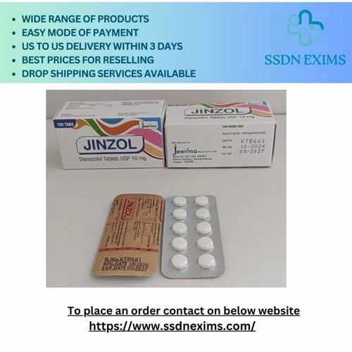 JINZOL STANOZOLOL 10 MG TABLETS
