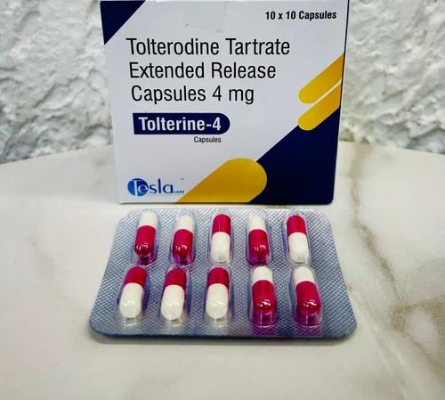 Tolterine Tolteridin Tartrate Capsules 4mg