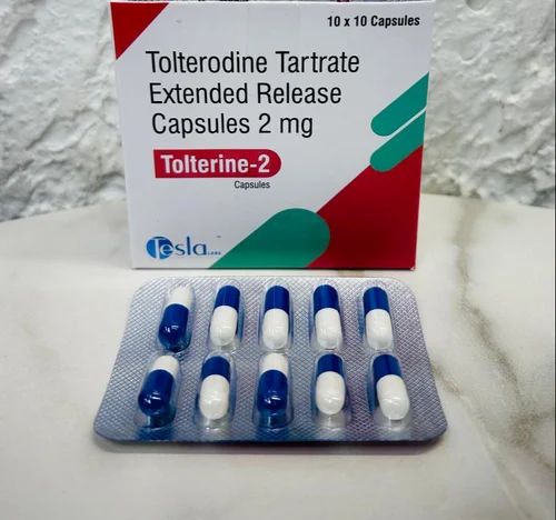 Tolterine Tolterodine Tartrate 2 Mg Capsules ER