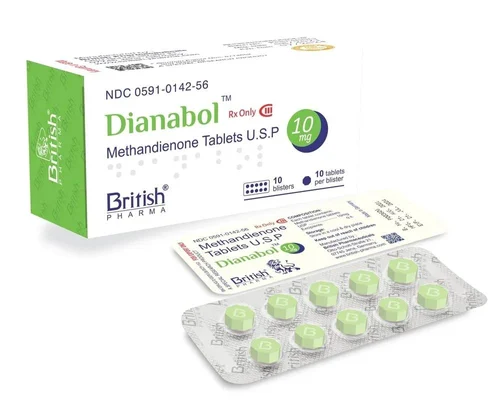 Dianabol 10 mg 100 tablets pack