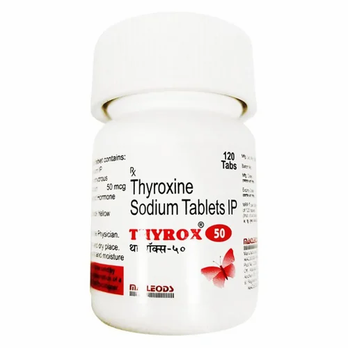 50 mg Thyrox Thyroxine Sodium Tablets IP