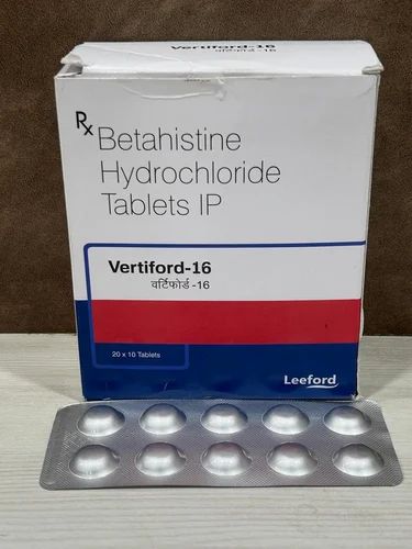 Vertiford-16 Betashistine Hydrochloride Tablets IP