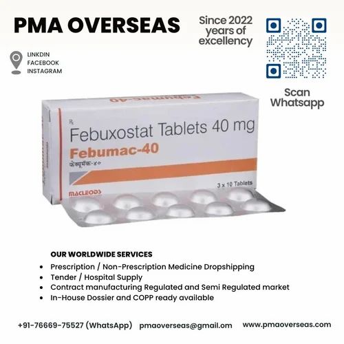 Febumac 40 Tablet, Febuxostat (40mg)