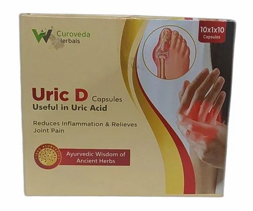 Uric D Capsule, Packaging Type: Box