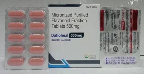 Micronized Purified Flavonoid Fraction - Dafloheal 500mg Tablets