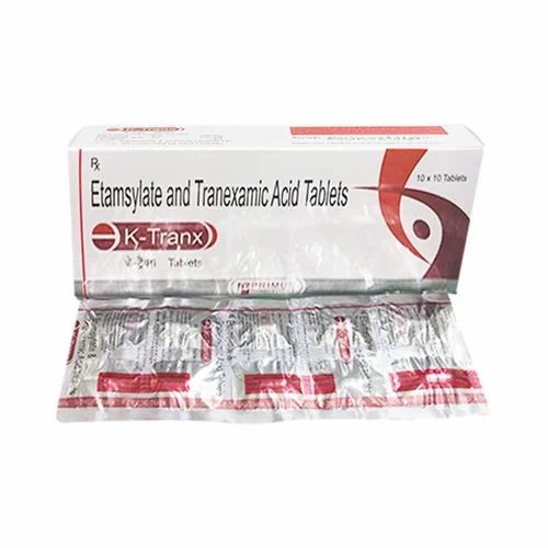 Etamsylate 250 mg +Tranexamic Acid 250 mg Tablet