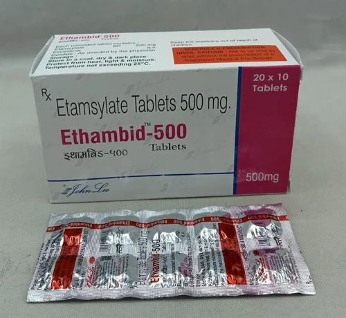 Ethamsylate Tablets IP, 500 MG