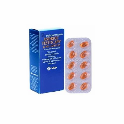 Sun Pharma Andriol Testocaps 40 Mg Capsules (100 Units)