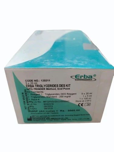 Triglycerides Kit - Erba, Blood