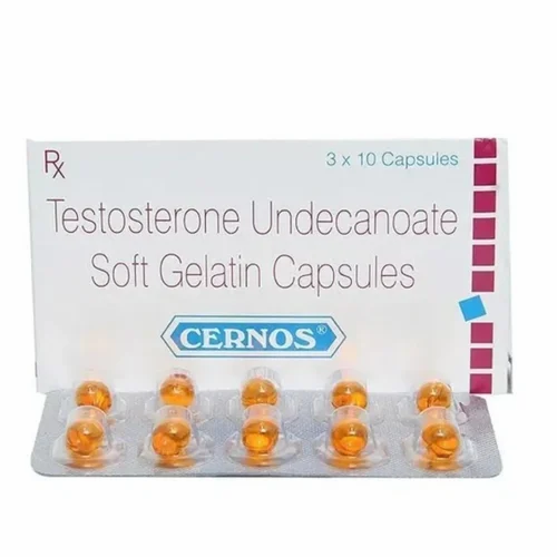 Cernos Soft Gelatin Testosterone 40 mg Capsule