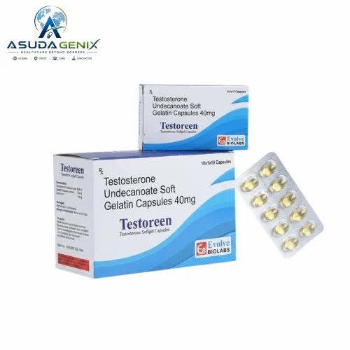40mg Testoreen Testosterone Undecanoate soft gel capsule tablets