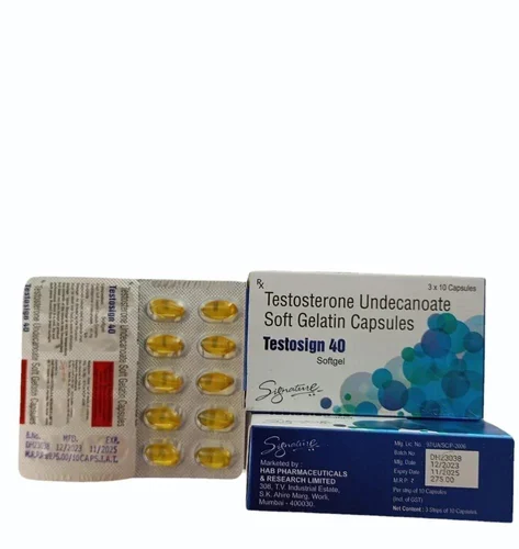 40mg Testosign Testosterone Undecanoate Soft Gelatin Capsule