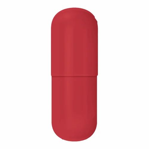 1 Red Empty Gelatin Capsule