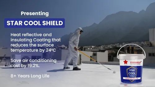 StarShield Star Cool Coating for Roof, Packaging Type: Bucket