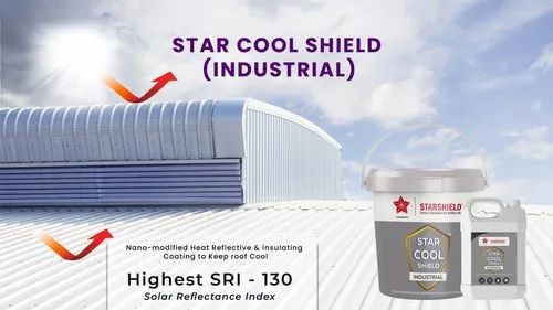 StarShield Matt Industrial Aluminum Paint- Star Cool Shield-Industrial, Liquid, Packaging Size: 9.1,18.2 Ltr